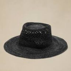 Banana Republic Black Woven Hat